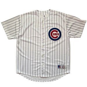 Vintage Chicago Cubs Jersey Shirt Mens XL MLB Baseball Russell USA 90s